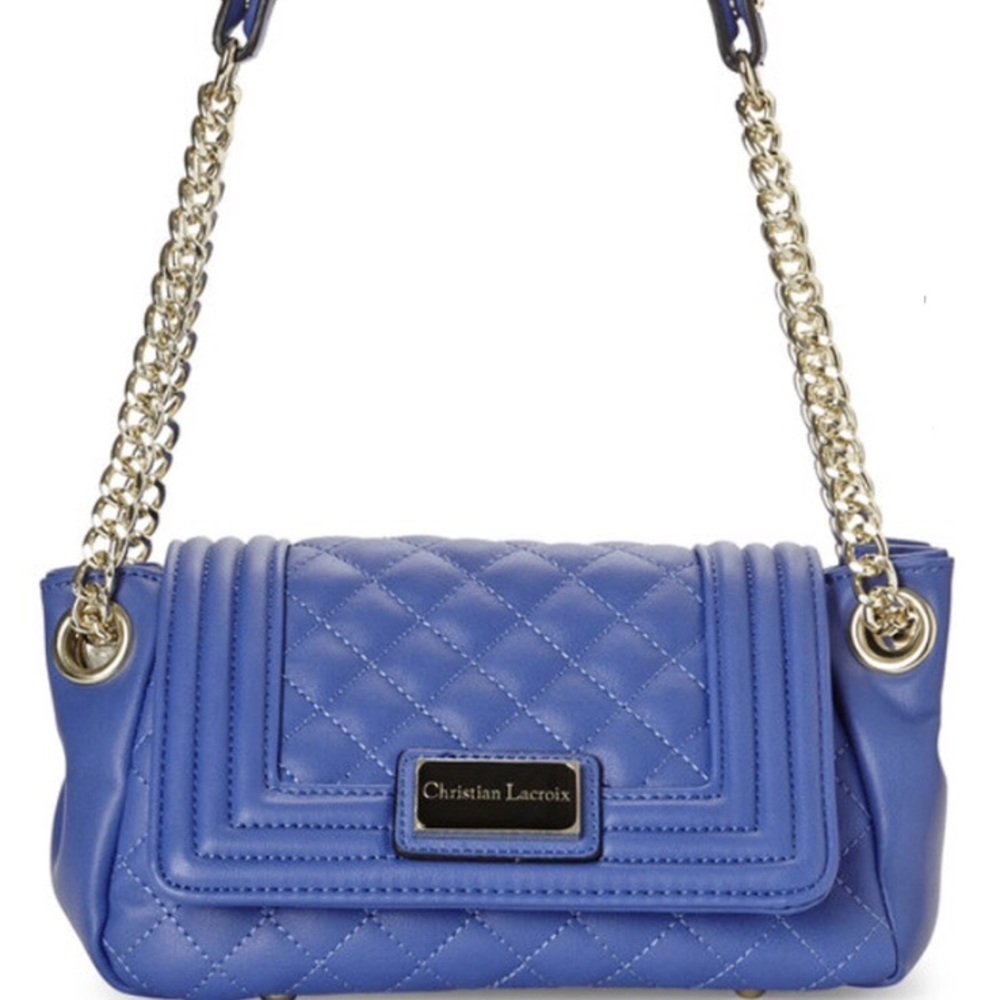 Cobalt Quilted Handbag